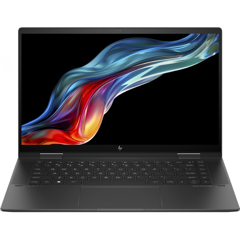 Bærbar computer med skærm på 14 og 15,6 tommer - HP ENVY x360 2-in-1 15-fh0027no 15.6" OLED Full HD Touch Ryzen 5 16 GB 512GB SSD Windows 11 Nightfall Black