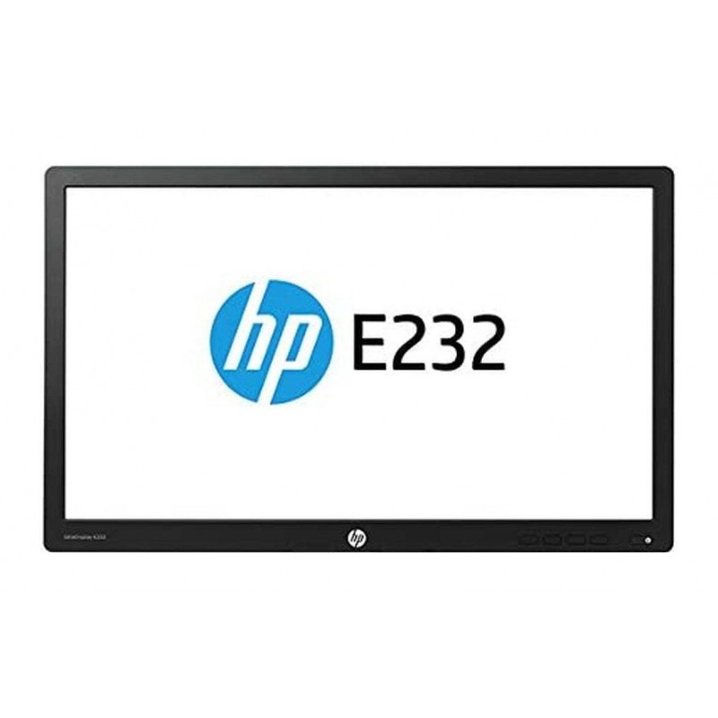 Brugte computerskærme - HP EliteDisplay E232 23" LED-skærm (brugt uden fod - kan købes separat)