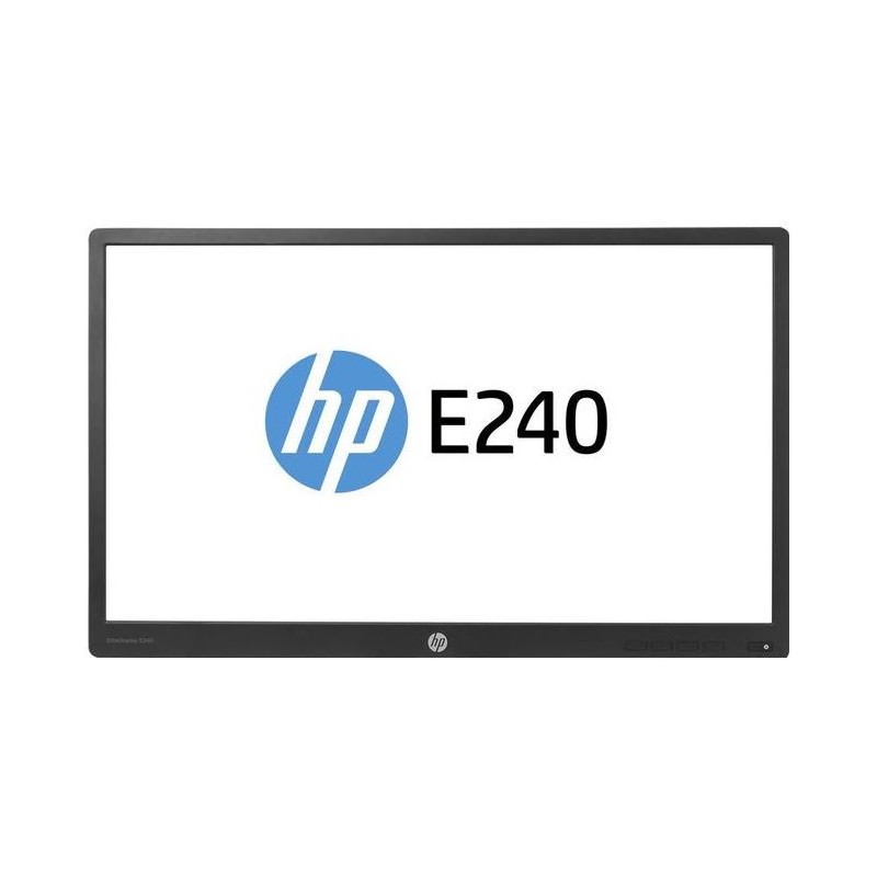 Brugte computerskærme - HP EliteDisplay 24" E240 IPS-skærm (brugt uden fod - kan købes separat)
