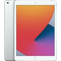 Brugte iPad Pro, Mini og Air - Apple iPad 8th Gen (2020) 10.2" 128GB Wi-Fi Silver (brugt)