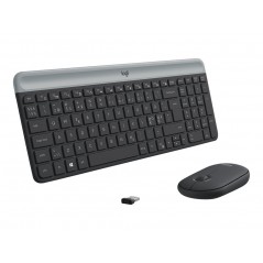 Logitech MK470 slim trådløst tastatur og mus