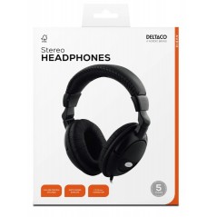 Hovedtelefoner - Deltaco hovedtelefoner med volumenkontrol 1x 3.5MM