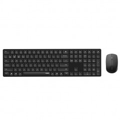 Rapoo 8020M ultratyndt trådløst tastatur og mus med Multi-Mode (Bluetooth + USB)
