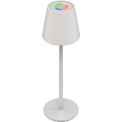 Udendørs belysning - Genopladelig bordlampe med RGB til indendørs og udendørs brug, dimmable (sort/hvid/bronze)