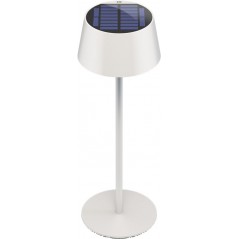 Udendørs belysning - Goobay bærbar solopladet bordlampe til indendørs og udendørs brug, dimmable (sort/hvid/bronze)