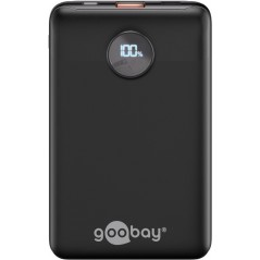 Portable batterier - Goobay powerbank 10.000 mAh med 1x USB-A og 1x USB-C med understøttelse af PD 22.5W