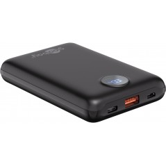 Portable batterier - Goobay powerbank 10.000 mAh med 1x USB-A og 1x USB-C med understøttelse af PD 22.5W