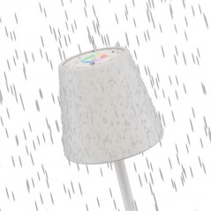 Udendørs belysning - Genopladelig bordlampe med RGB til indendørs og udendørs brug, dimmable (sort/hvid/bronze)
