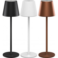 Genopladelig bordlampe til indendørs og udendørs brug, dimmable (so...