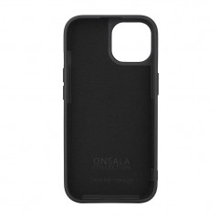 Onsala MagSeries mobiletui til iPhone 15/14/13 i sort silikone (MagSafe)