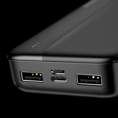 Portable batterier - Dudao powerbank 20.000 mAh med 2x USB-A 10W