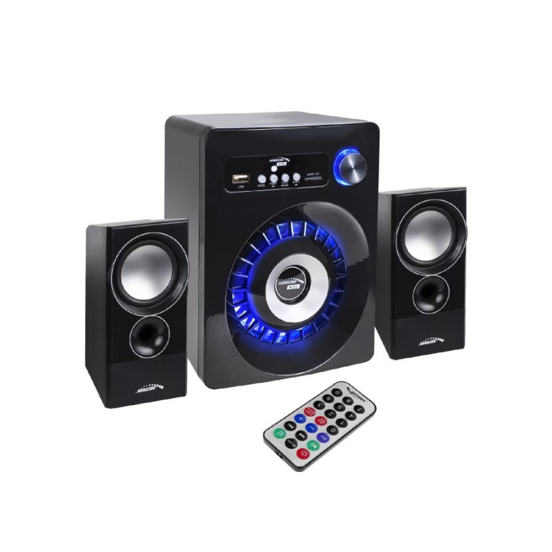 Computerhøjttalere - Audiocore AC910 2.1 højttalersystem computerhøjttaler med 3,5 mm og bluetooth