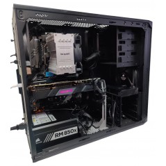 Brugte gaming-computere - Corsair Carbide 200R Gaming PC med Intel i7-10700 32GB 1TB SSD RTX2070 Super Win11 Pro (brugt)