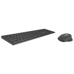 Rapoo 9800M ultratyndt trådløst tastatur MAC/PC og mus med Multi-Mode (Bluetooth + USB)