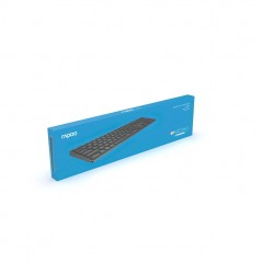 Trådløse tastaturer - Rapoo E9800M ultratyndt trådløst tastatur MAC/PC med Multi-Mode (bluetooth + USB)