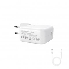 Vægladere til mobiltelefon - Universal 30W USB-C-hurtigoplader med QC3.0 og USB-C-kabel 1.8M