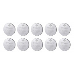 Deltaco CR2032 litiumbatteri 10-pak knapcellebatterier