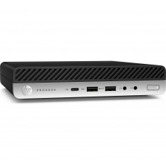 Brugt stationær computer - HP ProDesk 600 G3 Mini i5 8GB 128GB SSD Win10 Pro (beg med en DisplayPort)
