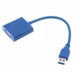 VGA-kabel og VGA-adapter - USB 3.0 til VGA-adapter