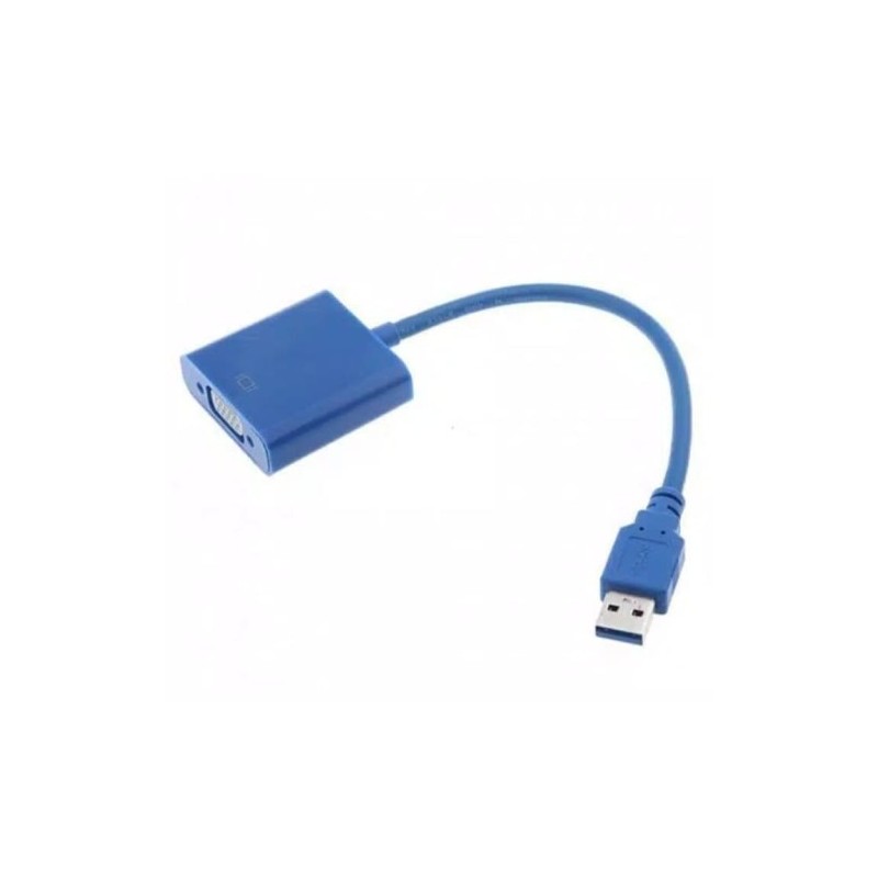 VGA-kabel og VGA-adapter - USB 3.0 til VGA-adapter