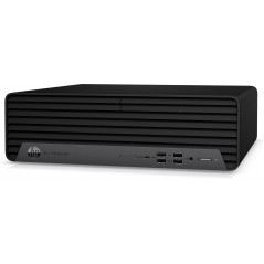 HP EliteDesk 800 G6 SFF i7 (gen 10) 48GB 512GB SSD + 1TB HDD med WiFi & DVD Win 11 Pro (brugt)
