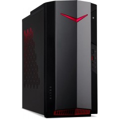 Brugte gaming-computere - Acer N50-640 gaming computer med Intel i7 64GB 1+1TB SSD RTX4070 Win11 med headset, mus & tastatur (brugt) (VMB*)