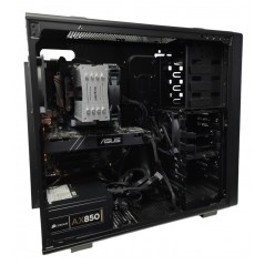 Brugte gaming-computere - Corsair Vengeance C70 gaming-pc med Intel i7 16GB 1TB SSD GTX1070 Win10 Pro (brugt)
