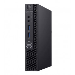 Brugt stationær computer - Dell OptiPlex 3070 Micro i3 (gen 8) 8GB 128GB SSD Windows 11 Pro (brugt)