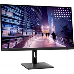 Computerskærm 25" eller større - Lenovo n27p 27"4K UHD LED IPS-skærm med USB-C 65W PD