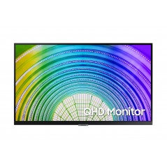 Samsung 27" S27A600 IPS-skærm med 2K-opløsning og 90W USB-C-hub (brugt uden fod - kan købes separat)