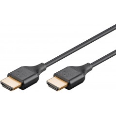 Goobay slim HDMI-kabel 2.0 med understøttelse af 4K i 60Hz og HDR