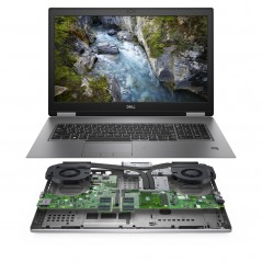 Brugt laptop 17" - Dell Precision 7760 17,3" Full HD i7 (gen 11) 64GB 512GB SSD A4000 8GB Win11 Pro (brugt med lille ridseskærm)