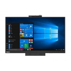 Lenovo ThinkCentre TIO22Gen3 22" IPS-skærm med indbygget webcam (brugt uden fod)