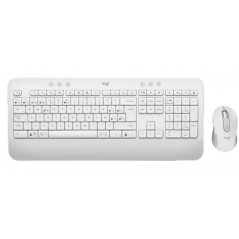 Tastatur & computermus - Logitech MK650 trådløst tastatur og mus med Logi Bolt og Bluetooth PC/MAC hvid