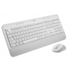 Logitech MK650 trådløst tastatur og mus med Logi Bolt og Bluetooth PC/MAC hvid