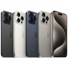 iPhone 15 Pro Max 6.7" 256GB Svart Titan (brugt)