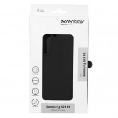 Cases - Aurdel Essentials Sort mobiletui til Samsung Galaxy S21 FE