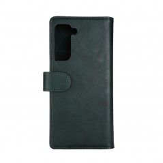 Cases - Aurdel Essentials Green Wallet Case til Samsung Galaxy S21 FE i vegansk læder
