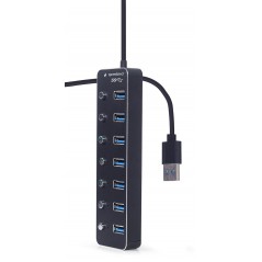 Gembird USB 3.0 USB-hub med 7x USB 3.0