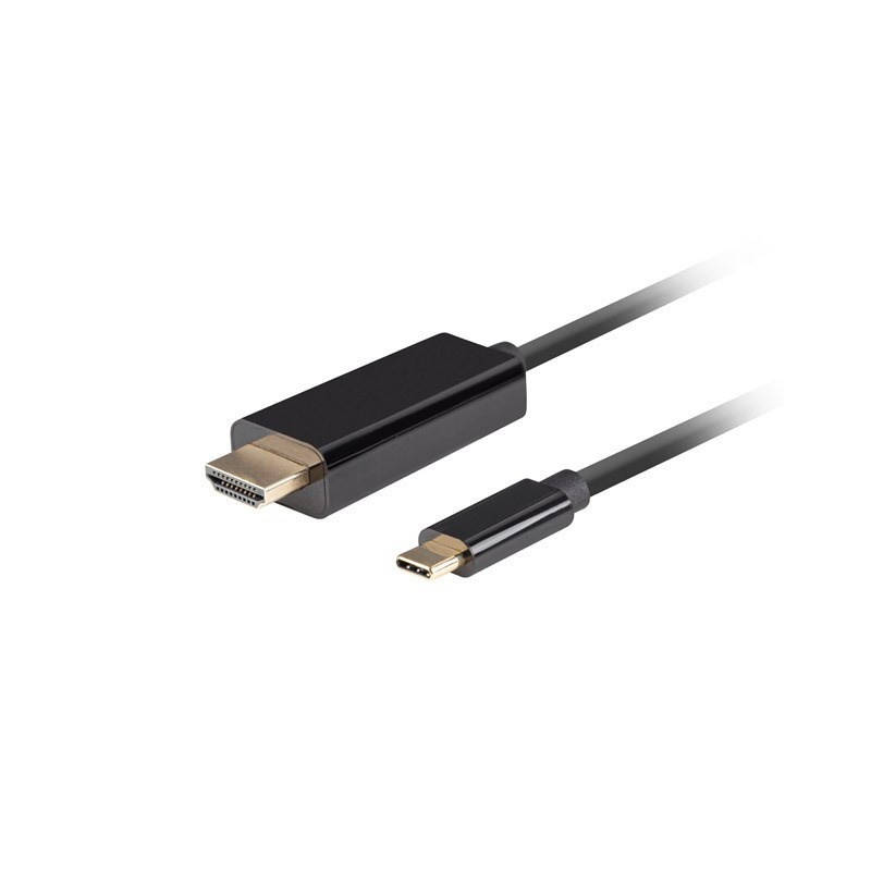 Skærmkabel & skærmadapter - Lanberg USB-C til HDMI-kabel med understøttelse af 4K ved 60 Hz (fås i flere længder)