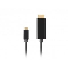 Skærmkabel & skærmadapter - Lanberg USB-C til HDMI-kabel med understøttelse af 4K ved 60 Hz (fås i flere længder)