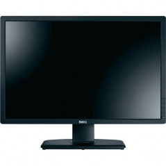 Dell 24" U2412M LED-skærm med ridser på skærmoverfladen (brugt)