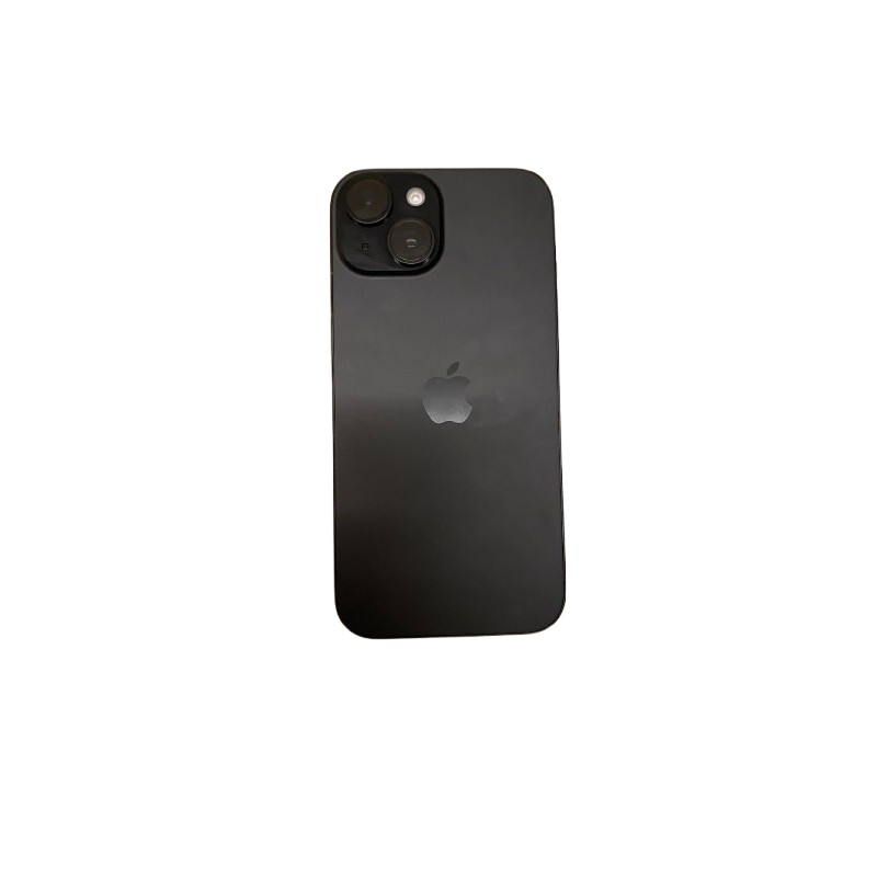 Brugt iPhone - iPhone 15 128GB Black med 1 års garanti (brugt)
