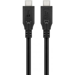 USB-C-kabel - Goobay USB-C-kabel USB4 Thunderbolt 3 100W PD 20Gbit/s (4K) i flere længder