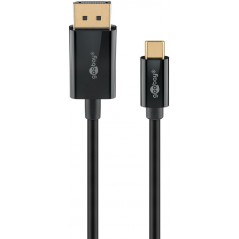Goobay USB-C til DisplayPort-kabel 4K 60 Hz (i flere længder)