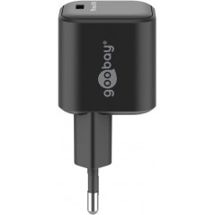 Opladere og kabler - Hurtigopladende kompakt GaN-strømadapter med USB-C PD 45W sort/hvid