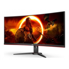 AOC CU34G2XE Gaming 34" buet ultrabred skærm 3440 x 1440 ved 144 Hz