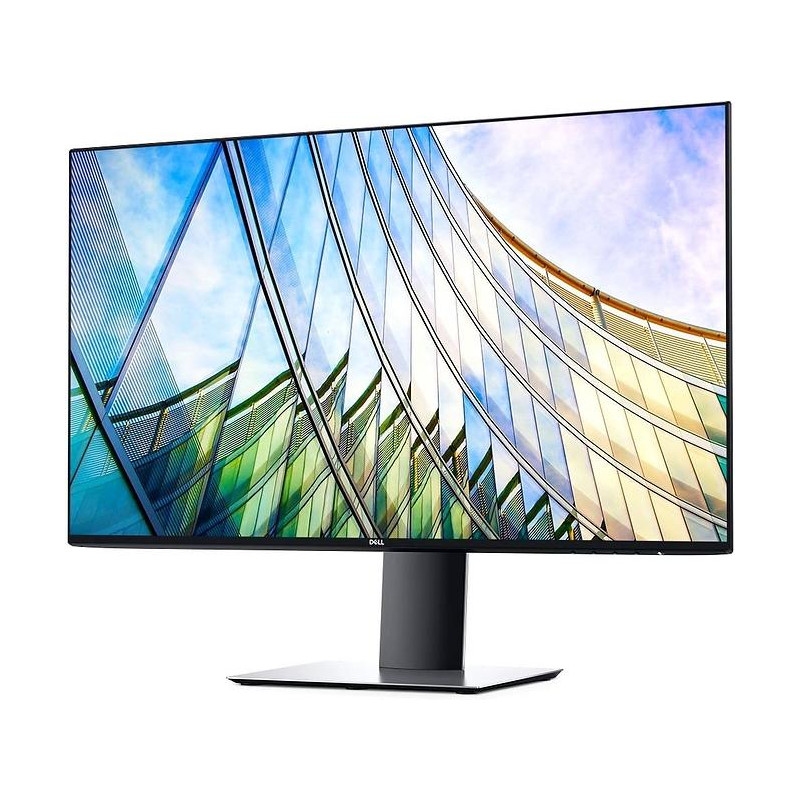 Brugte computerskærme - Dell UltraSharp U2719 27" 1440p LED-skærm med IPS-panel (brugt med en fodskade)