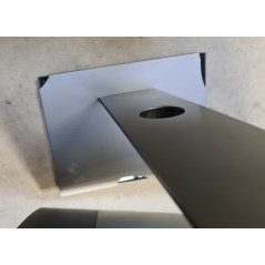Brugte computerskærme - Dell UltraSharp U2719 27" 1440p LED-skærm med IPS-panel (brugt med en fodskade)