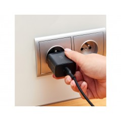 Vægladere til mobiltelefon - GreenCell hurtigopladende USB-C og USB-A strømadapter 30W
